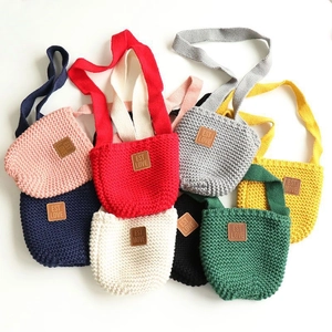 Borsa A Tracolla In Maglia Per Bambini Simpatica Mini Borsa A Spalla In Lana Per Neonati Ragazzi Ragazze Moda Portafoglio