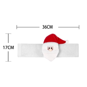 Hebilla de cortina de Papá Noel de 36 cm para decoración navideña de ventanas hogar