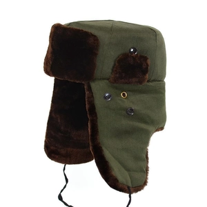 Men Winter Trapper Hat Thermal Ushanka Faux Fur Ear Flaps Windproof Cold Weather Russian Style Cap