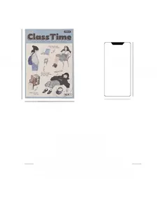 Size comparison of a 14.7x10.5cm forest girl theme sticker book with 20 sheets