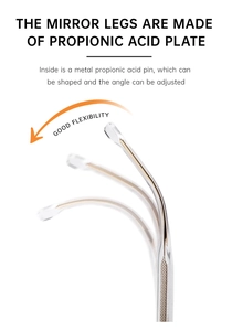 Detail of square sunglasses acetate temple with adjustable metal core and high flexibility
