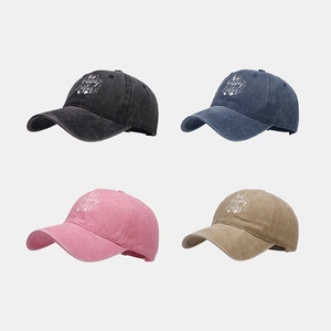 Casquette de Baseball en Coton Délavé Happy Easter Oreilles de Lapin Chapeau de Soleil Réglable Hommes Femmes Streetwear Accessoires de Vacances