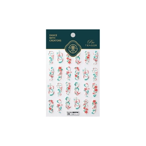 3D embossed nail art stickers with traditional Chinese flower and cloud patterns
