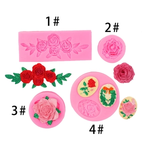 3D Rosenblüten Silikonformen Für Fondant Tortendeko Handgemachte Seife Kerze Aromatherapie Wachs Harz DIY Handwerk
