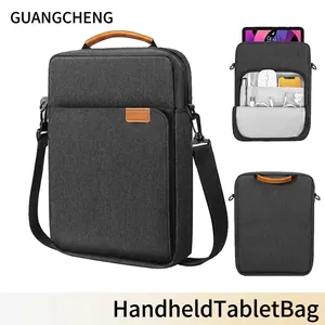 Laptop Tablet Sleeve Bag Waterproof Oxford Cloth Multi Compartment Shockproof Business Travel Vertical Handbag