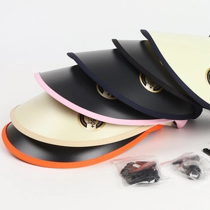 UPF 50+ UV protection sun visors in various colors with windproof chin straps