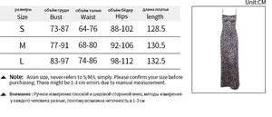 Detailed size chart for square neck slim fit maxi dress with precise CM measurements