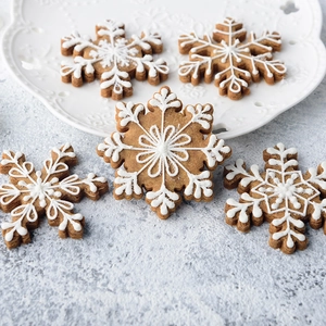 Snowflake snowflake cookie cutters for Christmas baking DIY fondant cake tools set