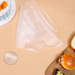 Poche à douille jetable épaisse avec texture antidérapante pour décoration de gâteaux