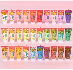 Selection of colorful 50ml imitation cream glue tubes for creative DIY craft projects