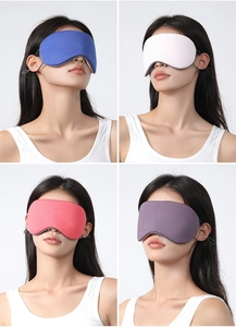 Detailed comparison of four colors for the 3D ergonomic breathable ice silk sleep mask