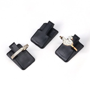 Plastic Ring Display Stand Holder Jewelry Storage Clips Showcase Countertop Organizer Minimalist