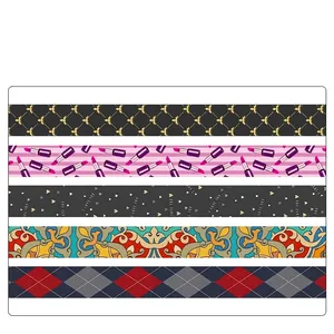 Adjustable polyester printed shoulder straps with floral and bee patterns for cross-body bags