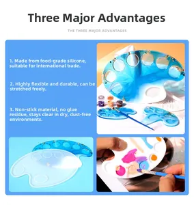 Three key advantages of durable silicone artist palette mold for DIY resin painting crafts