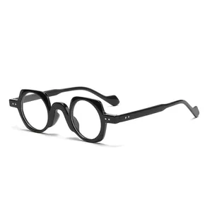 Anti Blue Light Glasses Round Square Full Frame PC Material Retro Lightweight Computer Eyeglasses Women Men