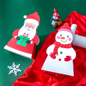 Creative 3D Santa and Snowman Christmas gift boxes for festive candy and small treats