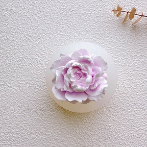 3D jasmine flower silicone mold for handmade aromatherapy candles and plaster ornaments