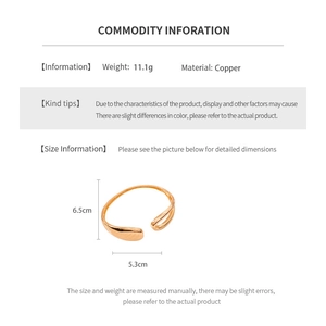 Detailed dimensions of 18K gold plated open bangle with 6.5cm diameter and 11.1g weight