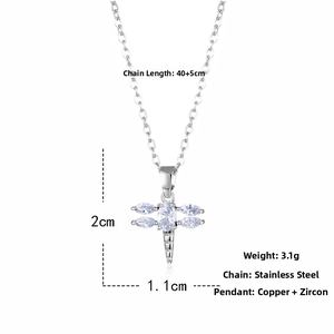 Detail showing titanium steel dragonfly pendant size 2x1.1cm and 40+5cm chain length