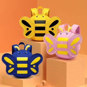 Toddler Cartoon Bee Butterfly Backpack Lightweight Breathable Preschool School Bag Cute Animal 3D Wings For Boys Girls