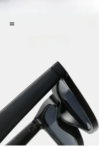 Detail of high-texture black sunglasses hinge showing light and super elastic material