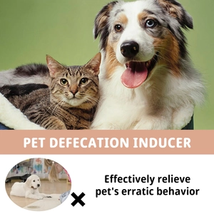 Detail view of pet defecation inducer training spray for dogs and cats behavior correction
