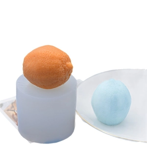 3D realistic lemon shaped silicone mold for DIY scented candles and cake baking
