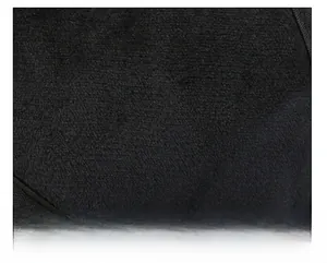 Detail of soft black thermal fleece lining and adjustable strap for winter baseball cap