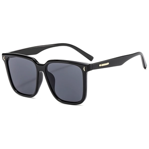 Fashion Oversized Square Sunglasses PC Frame AC Lens UV400 Protection Retro Korean Style For Women Men Streetwear