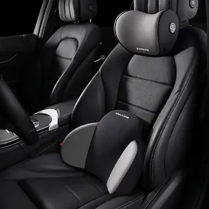 Car Headrest Neck Support Pillow Memory Foam Ergonomic Breathable Cushion For Driving Travel Awesome Letter Print