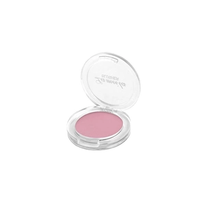 Lameila single-color pink blusher powder in a clear round acrylic case for a natural look