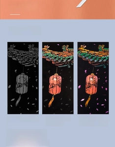Three-step guide for DIY world city night scene scratch art showing creative process
