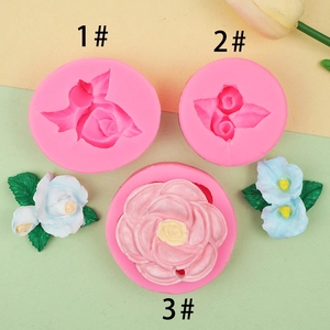 Rose Calla Lily Flower 3D Silicone Mold For Cake Decorating Baking DIY Craft Resin Clay Aromatherapy Gypsum