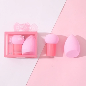 Mushroom Head Makeup Sponge Blender And Waterdrop Puff Soft Hydrophilic Non-Latex Tool For Liquid Foundation BB Cream