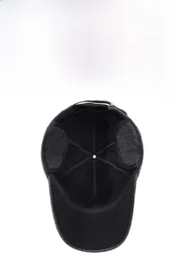 Winter baseball cap for men featuring thickened fold-down ear flaps for outdoor warmth