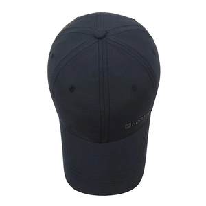 Berretto da baseball nero ad asciugatura rapida con logo Sports gommato 3D da uomo