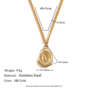 Vintage 18K gold plated stainless steel necklace featuring a cowboy hat pendant for women