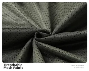 Macro shot of breathable honeycomb mesh fabric for outdoor lightweight jackets