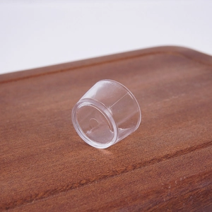Mini gobelets en plastique transparent pour desserts miniatures DIY sur bois