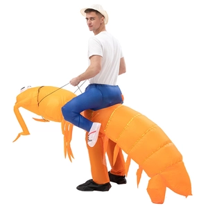 Funny inflatable lobster costume for adults perfect for Halloween and party stage performances
