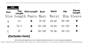 Detailed size guide table for the V-neck backless bodycon dress with measurements in cm
