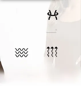Detail showing seamless high elastic fabric for butt lifting and body shaping bodysuit