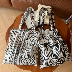 Sac Fourre-Tout Bohème Ethnique Avec Imprimé Paisley Floral En Toile De Lin Coton Grand Sac À Main Vintage Épaule Pour Femmes