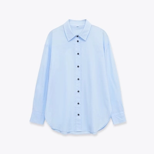 Blusa Camisa Para Mujer Poliéster Manga Larga Botonadura Cuello Solapa Plisado Casual Elegante Lunares Color Sólido