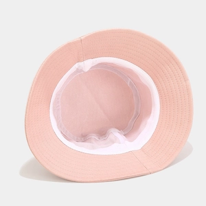 Pink fisherman hat with breathable white mesh lining for sun protection and outdoor use