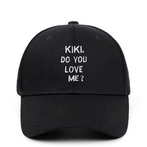 Baseball Cap Cotton Letter Embroidery KIKI DO YOU LOVE ME Adjustable Sunshade Hat Streetwear For Men Women