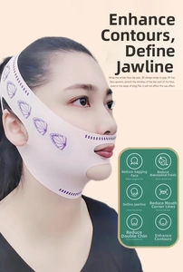 Detail view of the 3D lifting face belt for sagging skin and nasolabial folds