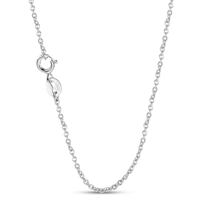 Polished S925 sterling silver unicorn heart necklace with adjustable link chain