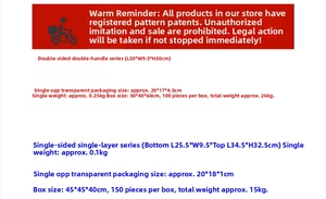 Size specifications and weight parameters for double-handle canvas shopping bags