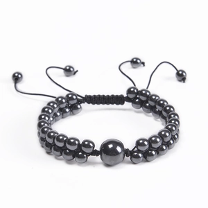 Bracciale Di Perline In Pietra Naturale A Strati Occhio Di Tigre Magnetico Lava Pietre Opache Cordino Regolabile Gioielli Unisex